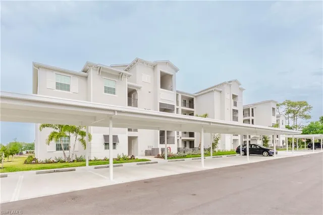 front view of a building with a street view