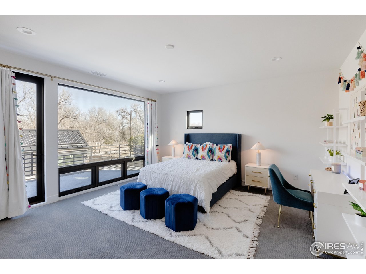 3996 26th Street Boulder, CO 80304 - Photo 23 of 39 Upper Bedroom & Deck