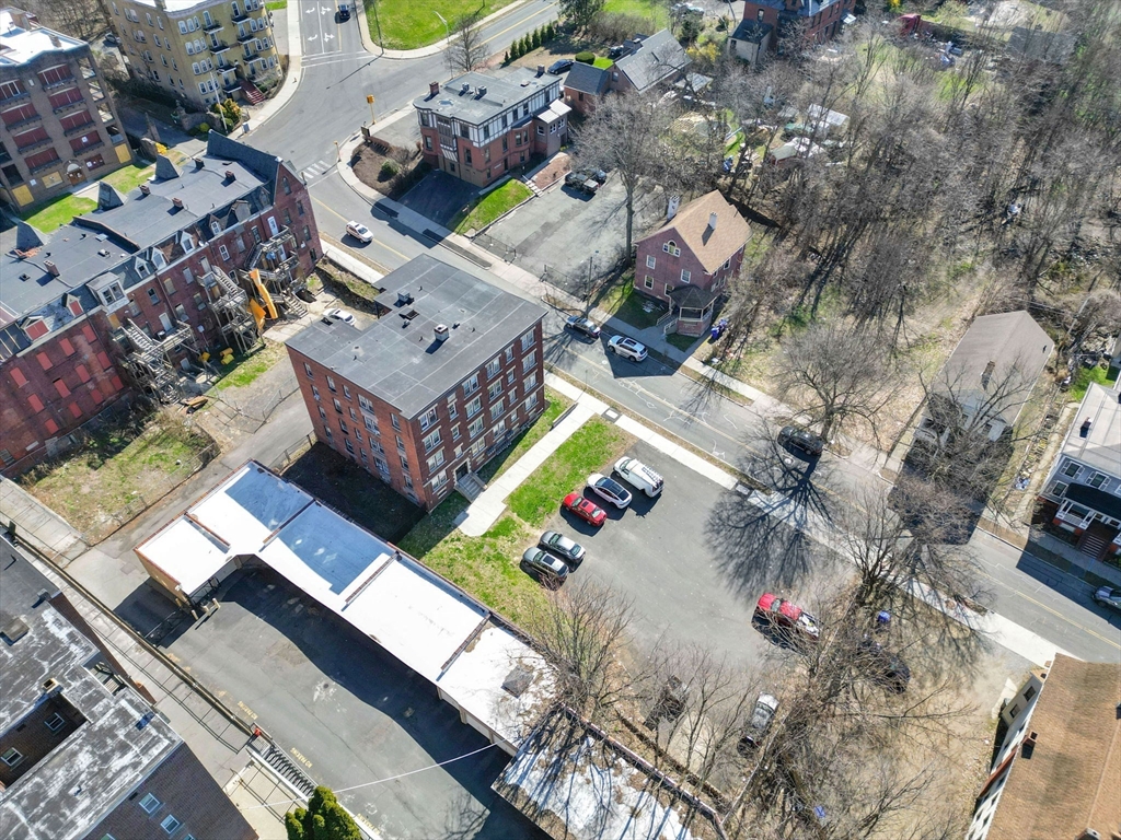 120-122 Central Street Springfield, MA 01103 - Photo 6 of 30 an aerial view of a house with a garden