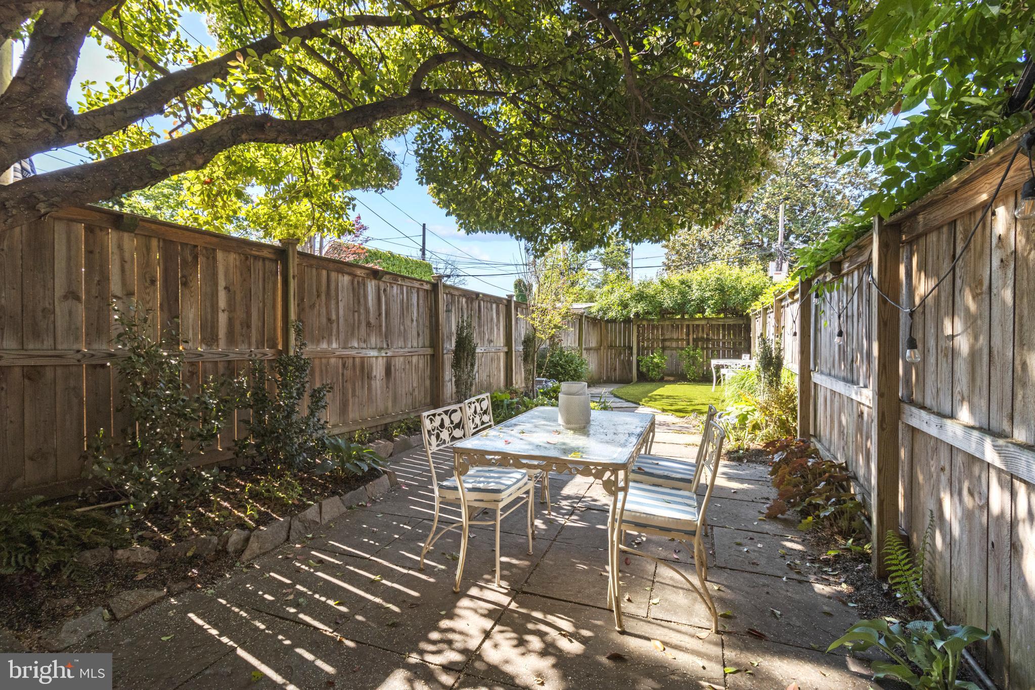 3316 Reservoir Road Northwest Washington, DC 20007 - Photo 28 of 32 Idyllic backyard