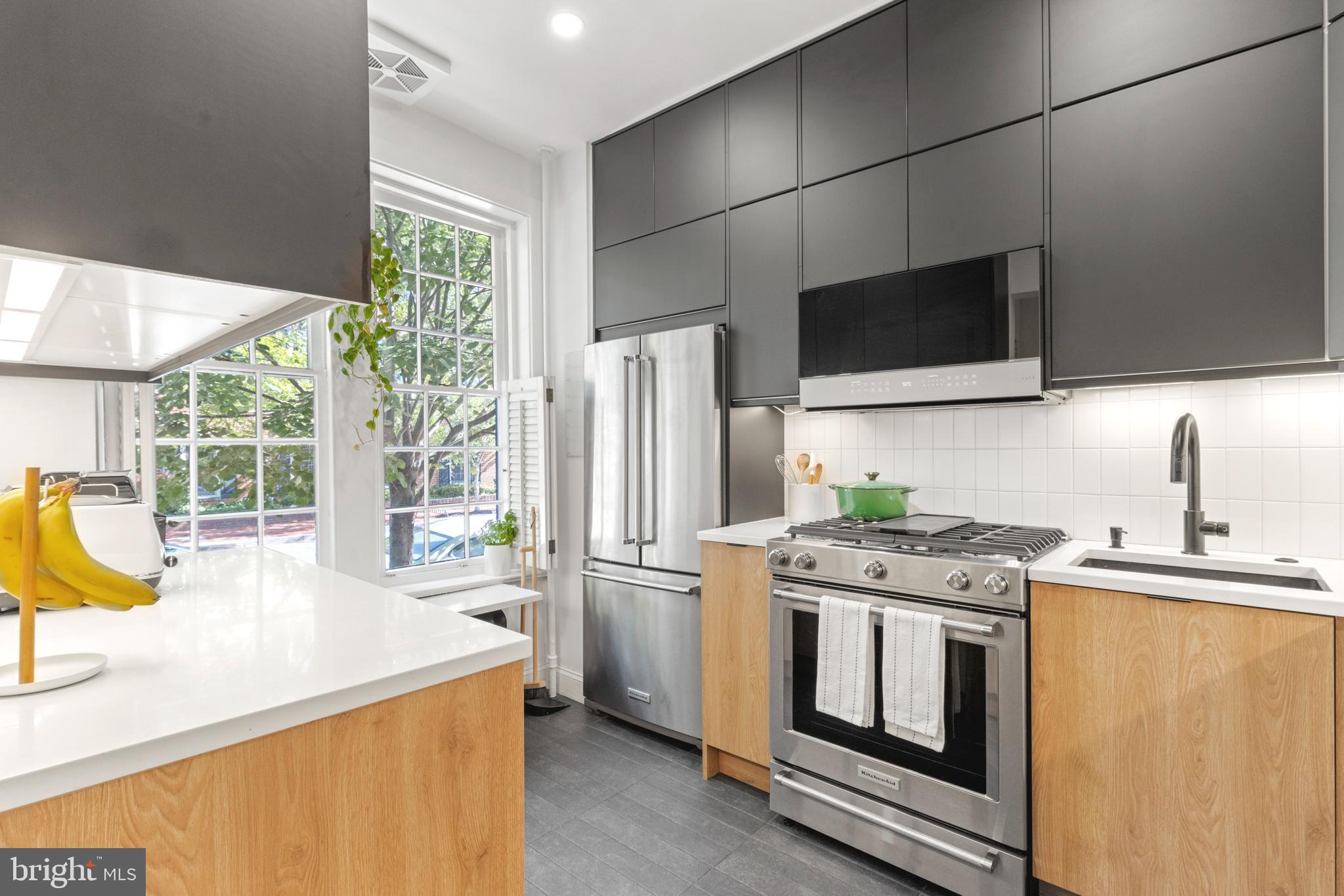 3316 Reservoir Road Northwest Washington, DC 20007 - Photo 9 of 32 Updated kitchen with lots of storage space