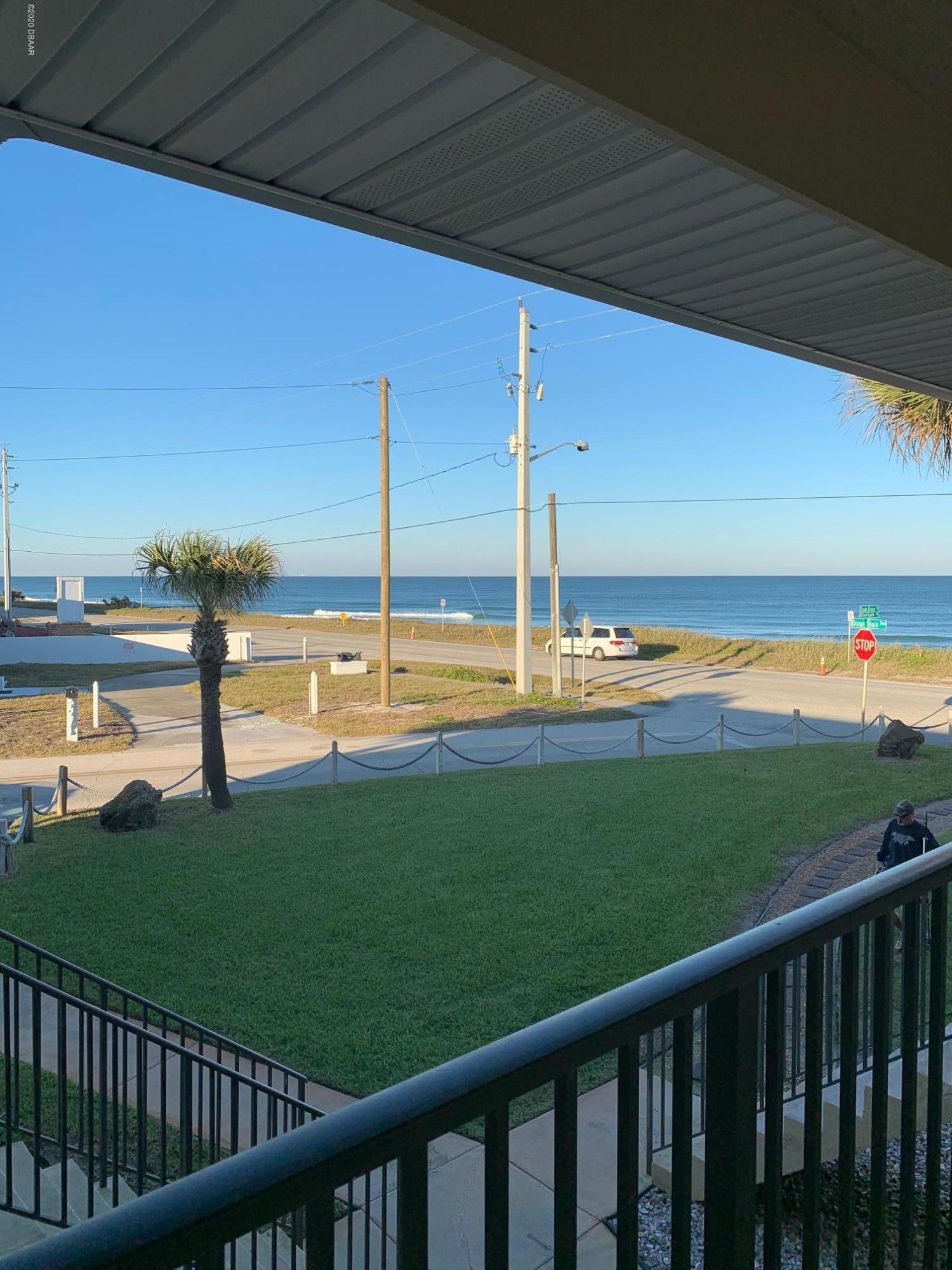 2250 Ocean Shore Boulevard, Unit 2030 Ormond Beach, FL 32176 - Photo 6 of 7 a view of a balcony with an ocean