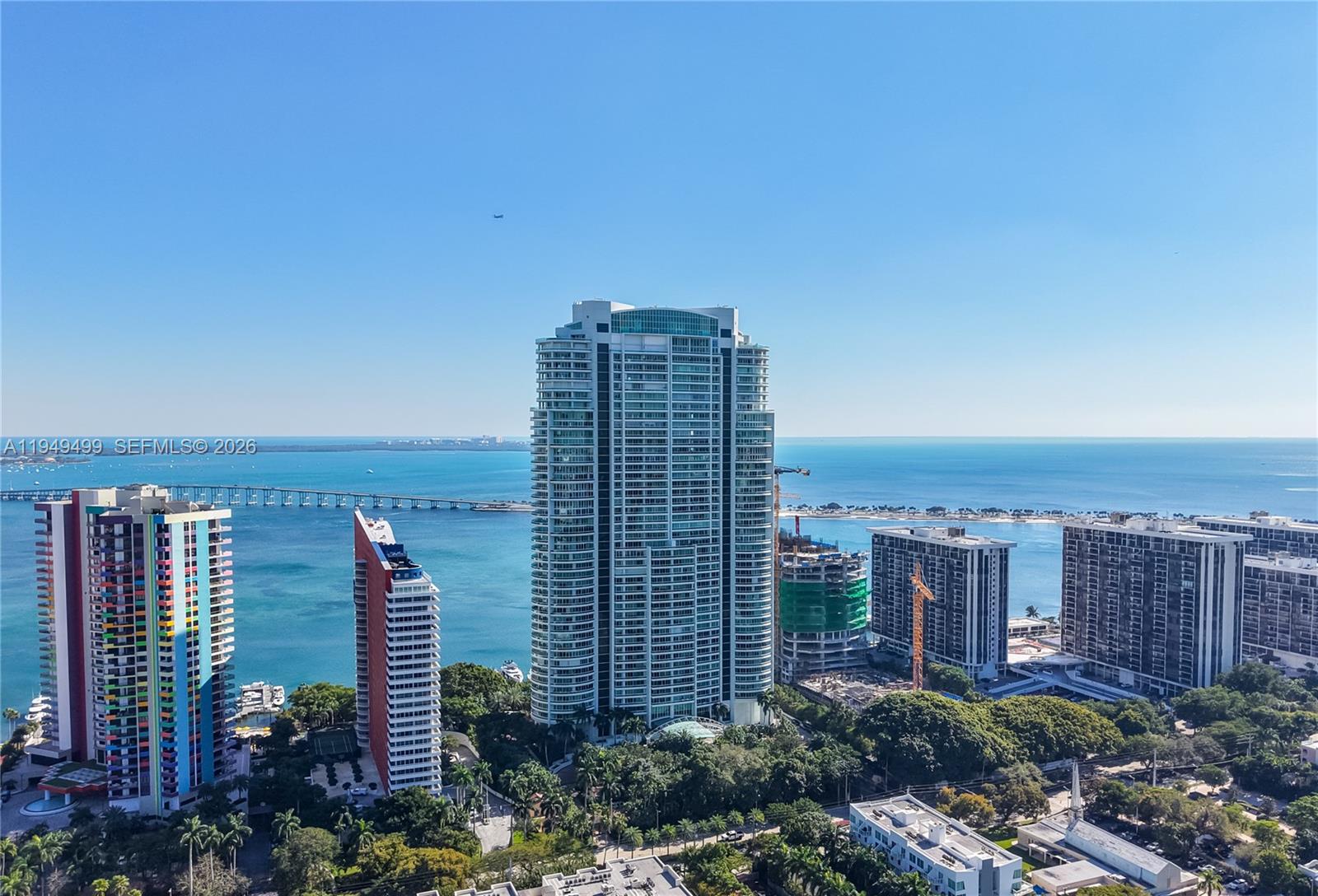 1643 Brickell Avenue, Unit 2506 Miami, FL 33129 - Photo 65 of 85 a view of a city with tall buildings