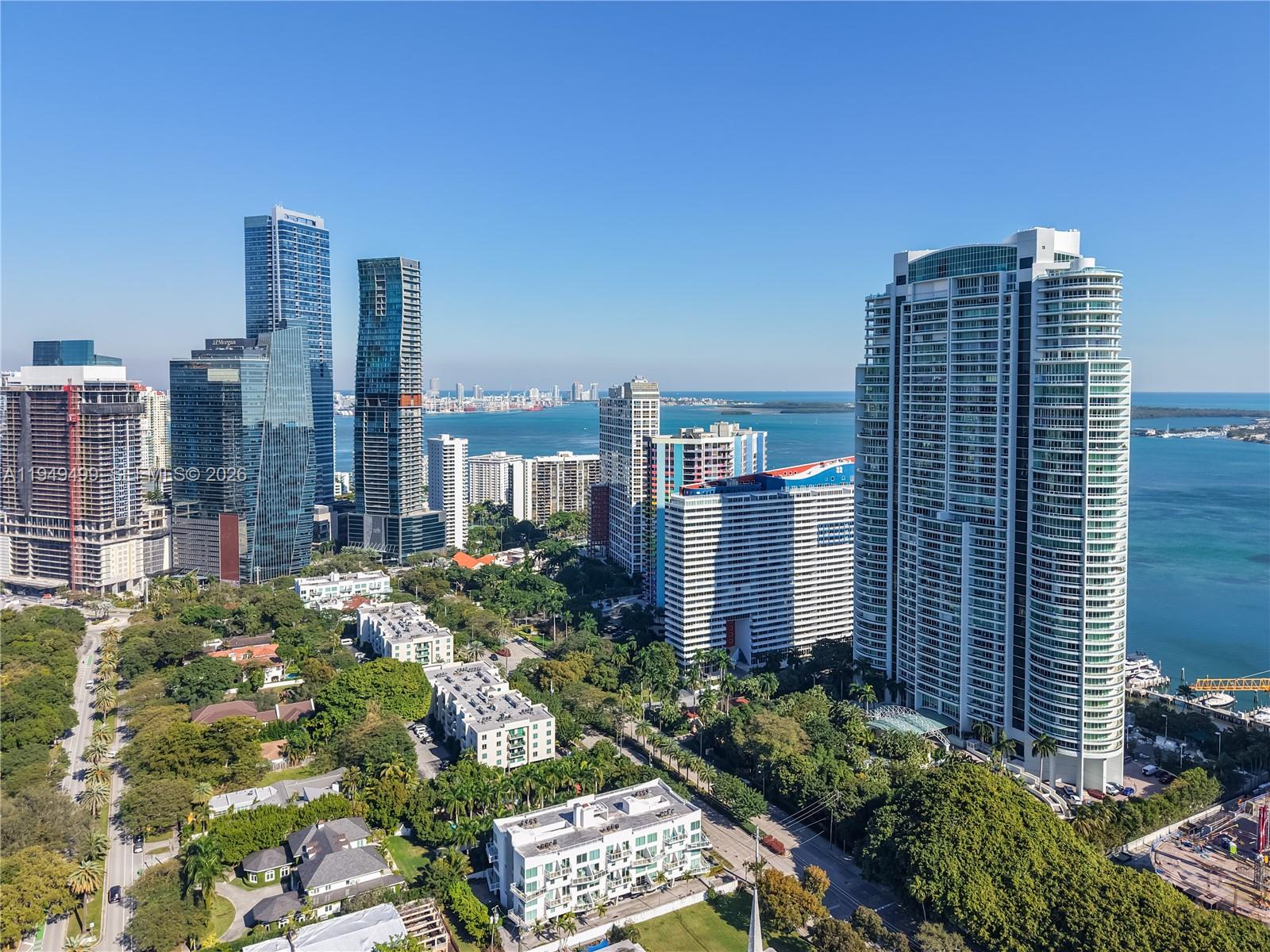 1643 Brickell Avenue, Unit 2506 Miami, FL 33129 - Photo 66 of 85 a view of a city with tall buildings