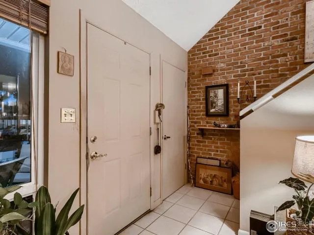 a view of front door of house