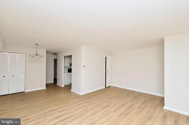 a view of an empty room