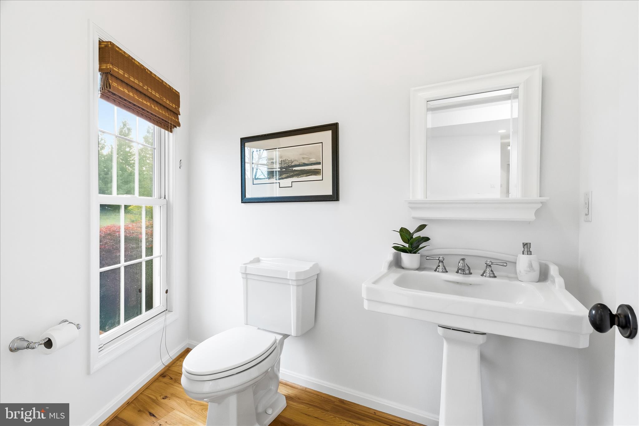 10691 Easterday Road Myersville, MD 21773 - Photo 23 of 79 a bathroom with a sink a toilet and a mirror