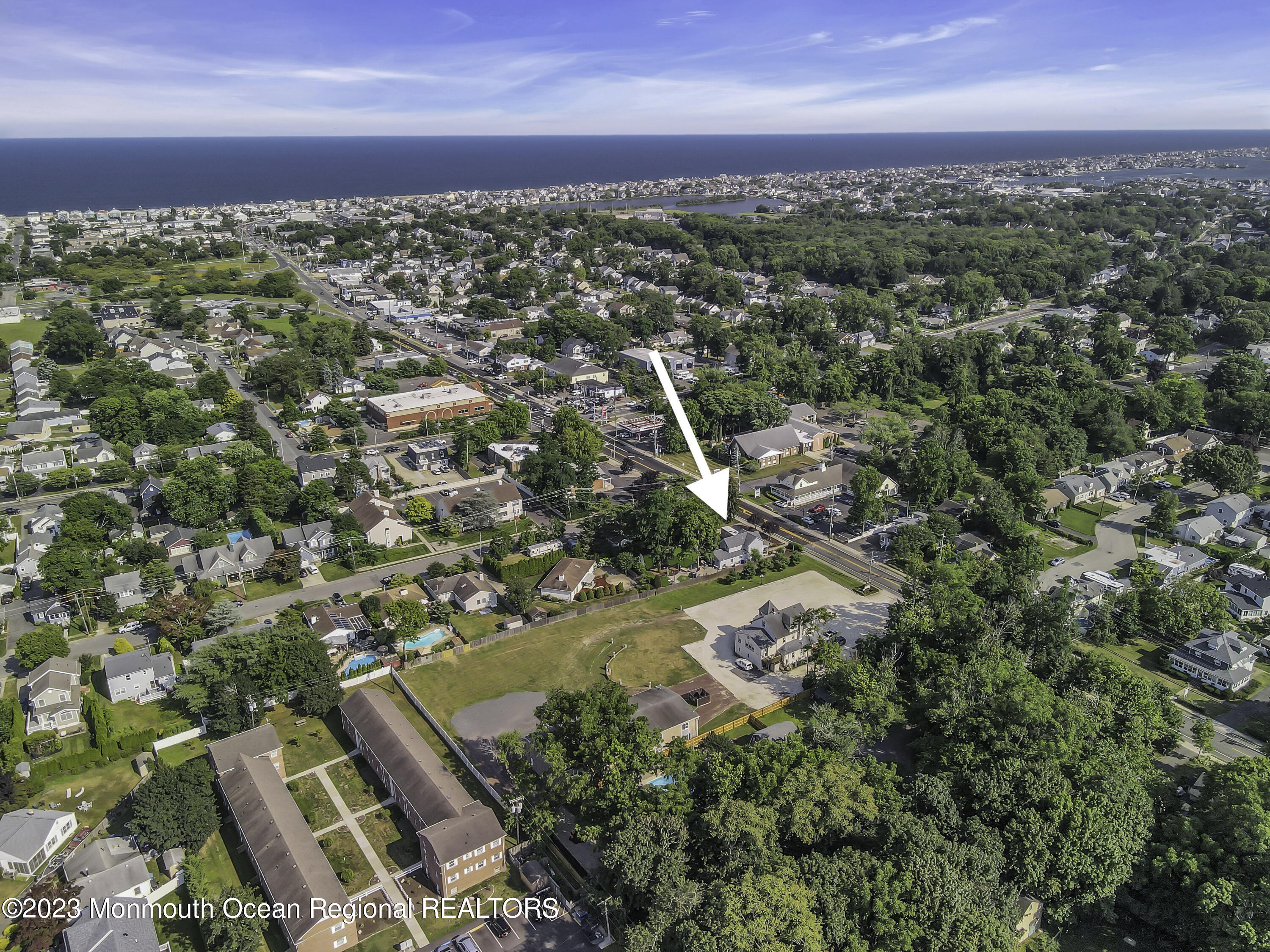 803 Ocean Road Point Pleasant, NJ 08742 - Photo 24 of 43 an aerial view of residential building with outdoor space