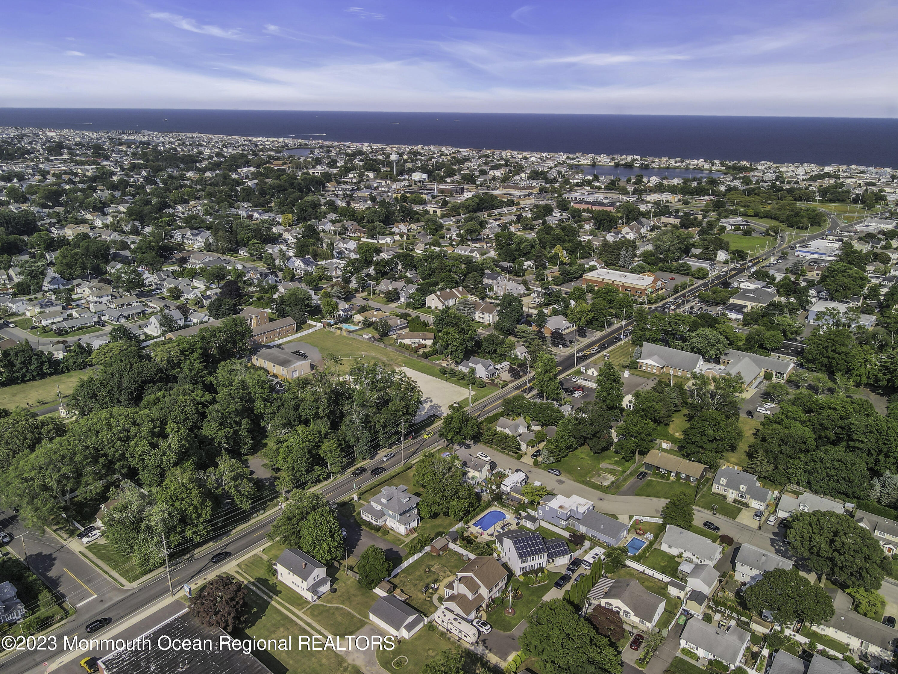 803 Ocean Road Point Pleasant, NJ 08742 - Photo 38 of 43 an aerial view of residential houses with outdoor space