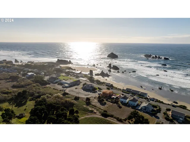 a view of an ocean beach
