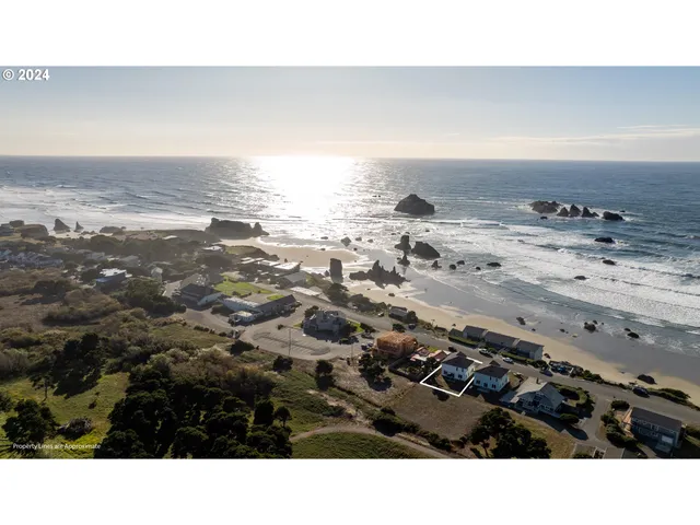 a view of an ocean beach