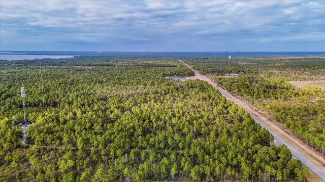 a view of a yard with an outdoor space