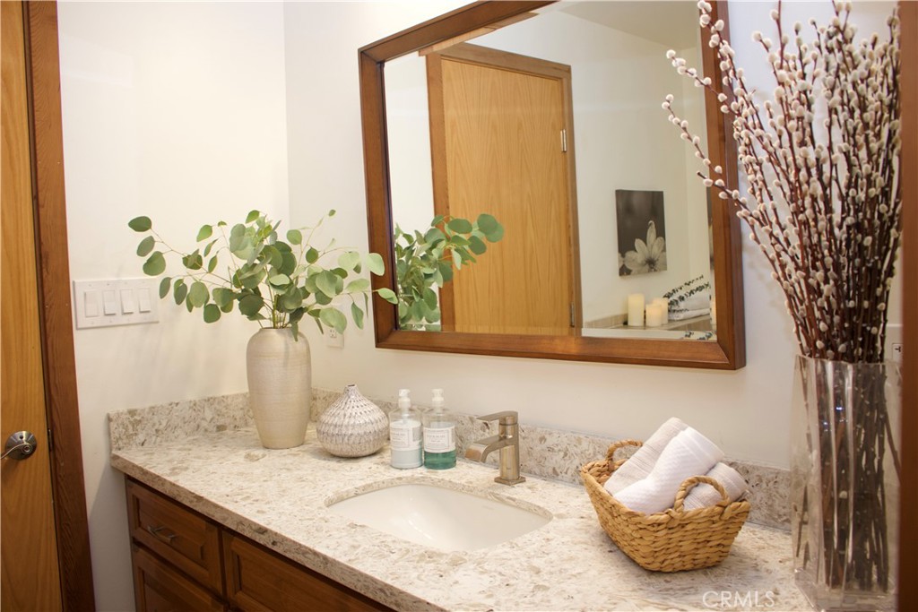 11081 Van Dorn Reservoir Road Middletown, CA 95461 - Photo 41 of 75 Primary bathroom upstairs - features soaking tup and a separate tiled step-in shower.