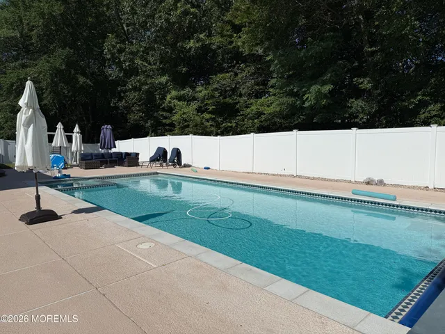 a view of an outdoor space and deck