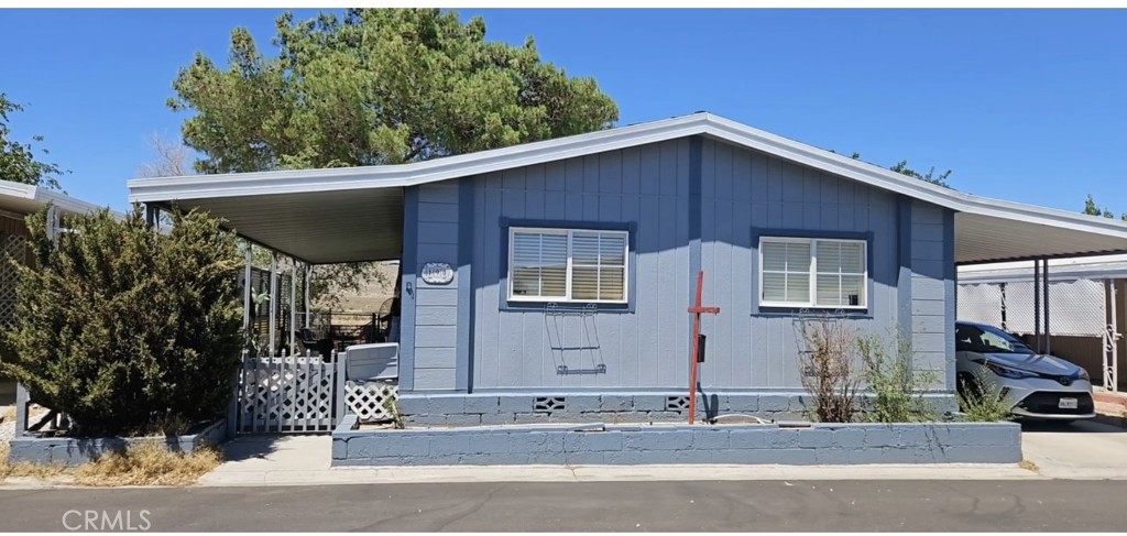 a view of a house with a patio