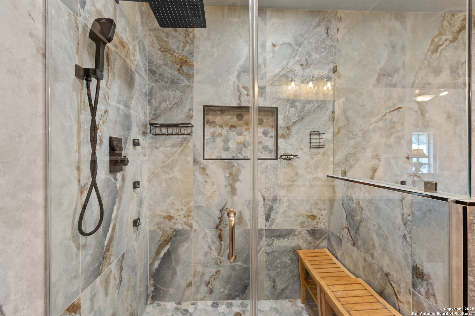 31421 Wild Oak Hill Fair Oaks Ranch, TX 78015 - Photo 17 of 50 a bathroom with a shower