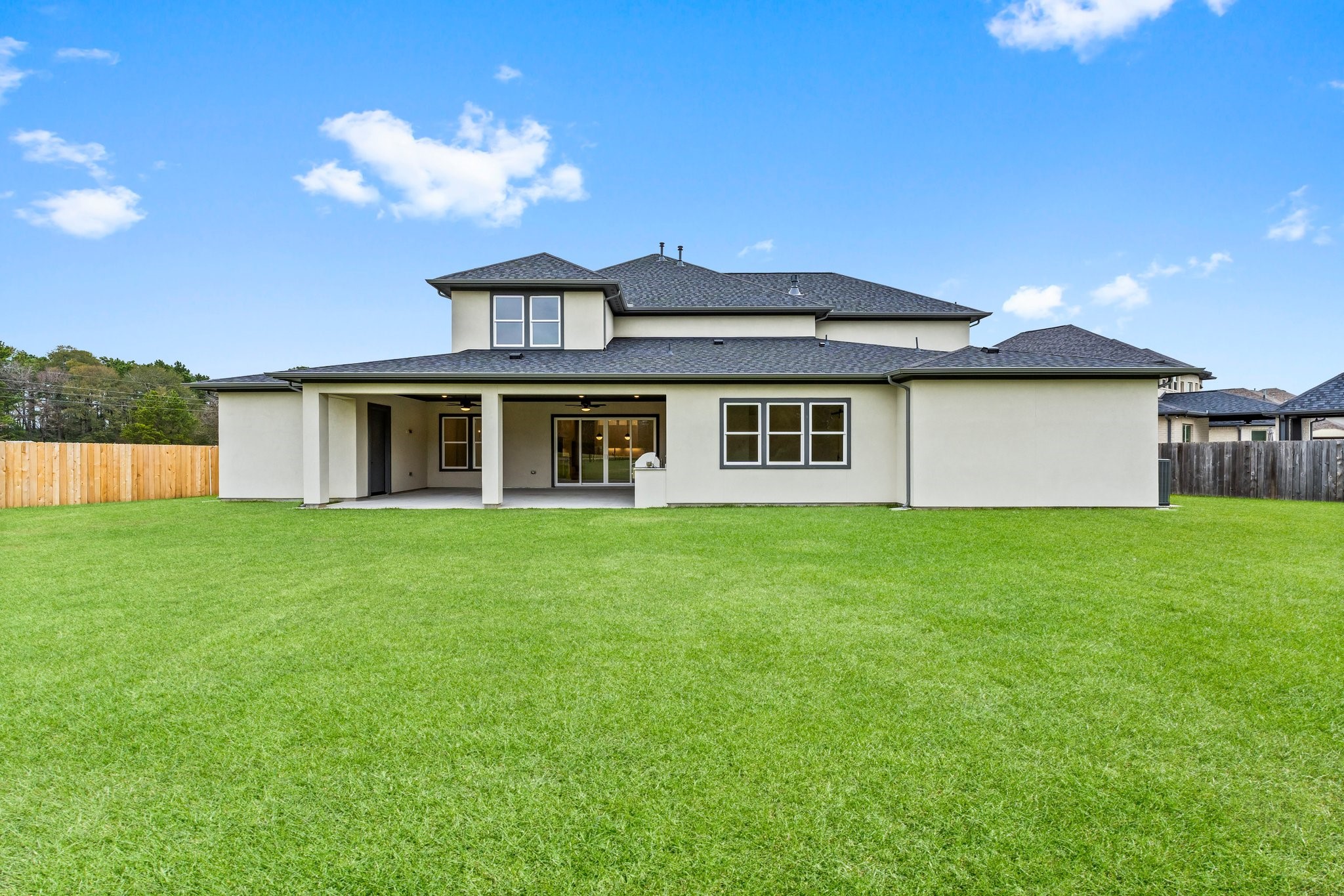 7315 Julie Pond Lane Spring, TX 77389 - Photo 44 of 48 a view of a house with a backyard