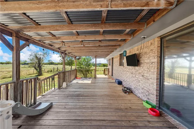 a house view with a garden space