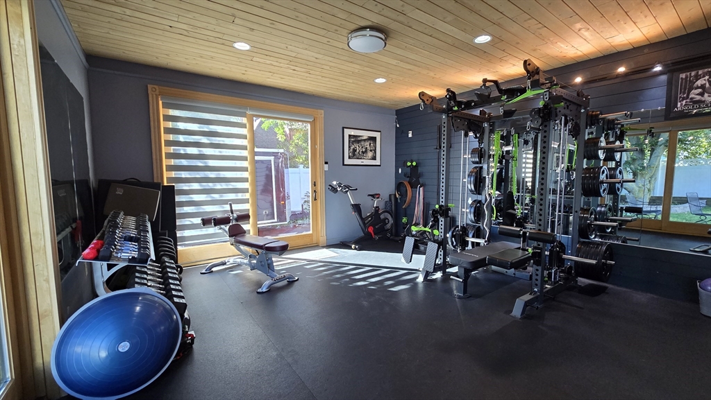 9 Venner Road Arlington, MA 02476 - Photo 3 of 40 a view of a room with gym equipment