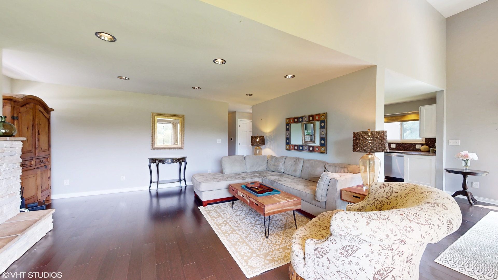 4213 White Ash Road Crystal Lake, IL 60014 - Photo 4 of 43 a living room with furniture and a wooden floor