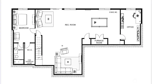 a picture of a bathroom with a bathtub