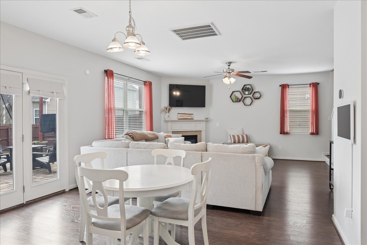 960 Morning Road Antioch, TN 37013 - Photo 14 of 36 a view of a dining room with furniture wooden floor and chandelier