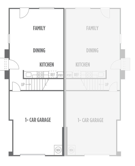 493 Live Oak Road Lompoc, CA 93436 - Photo 2 of 3 Pinot Plan 1 first level. Washer and Dryer hookups are located in the garage.