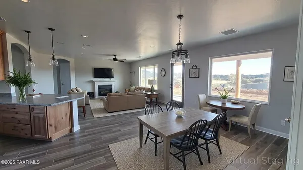 a view of empty room