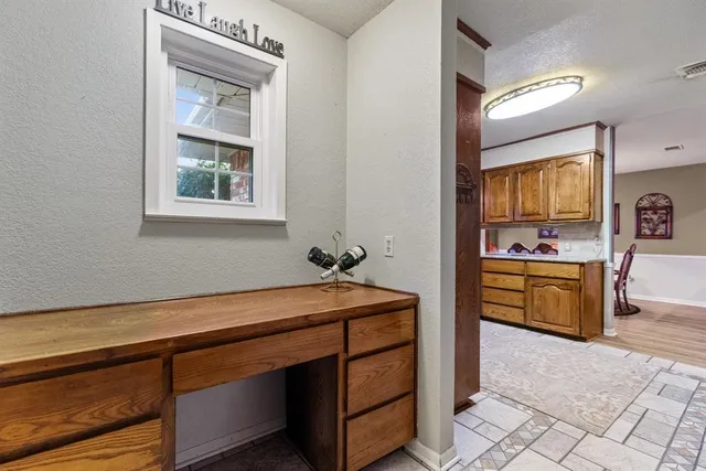 a room with storage and utility