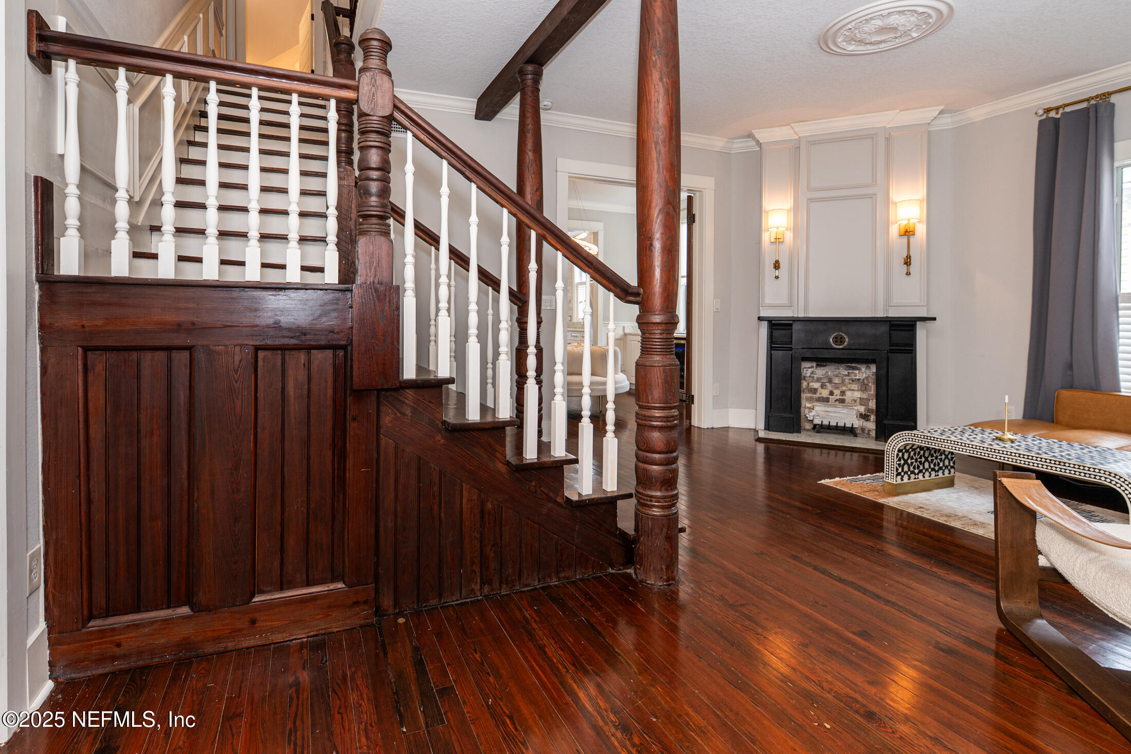 56 Water Street St. Augustine, FL 32084 - Photo 4 of 61 a view of a livingroom with furniture and stairs