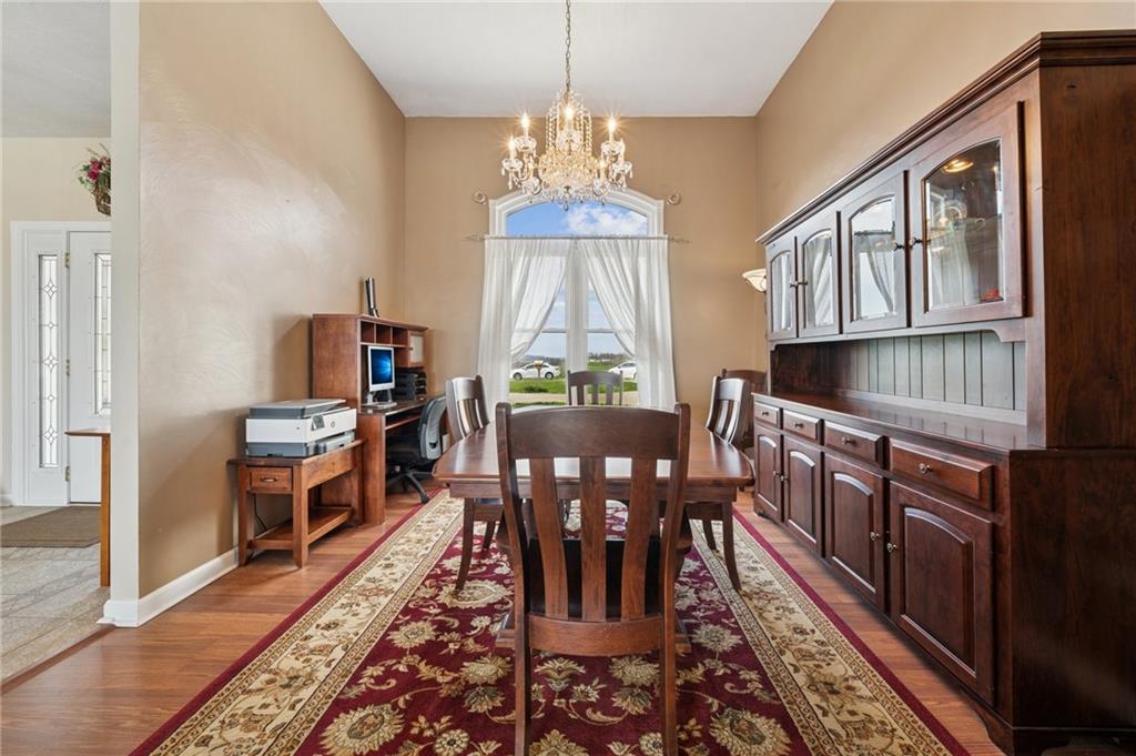 11 Stolze Road Burgettstown, PA 15021 - Photo 19 of 47 a view of a dining room with furniture window and wooden floor