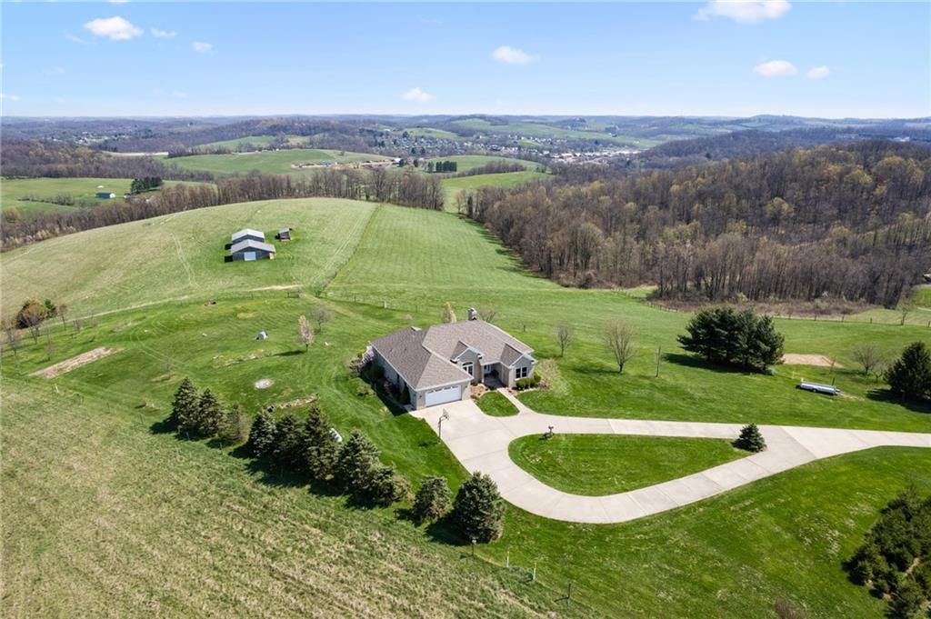 11 Stolze Road Burgettstown, PA 15021 - Photo 2 of 47 an aerial view of a house with a yard and lake view