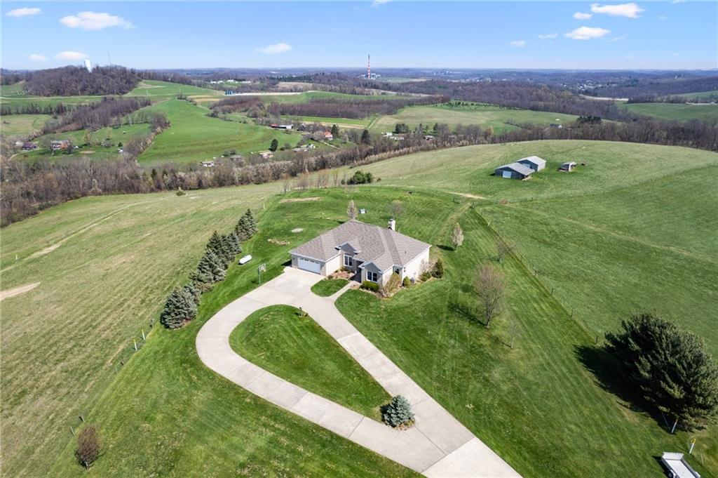11 Stolze Road Burgettstown, PA 15021 - Photo 3 of 47 an aerial view of a golf course with parking space