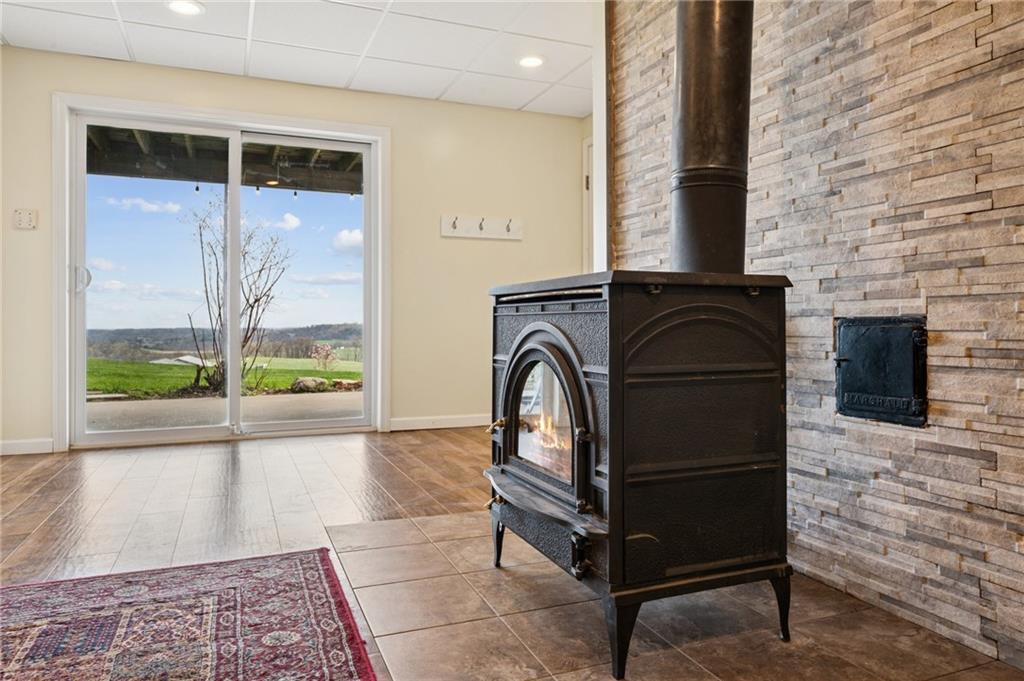 11 Stolze Road Burgettstown, PA 15021 - Photo 34 of 47 a view of entryway with wooden floor and a fireplace