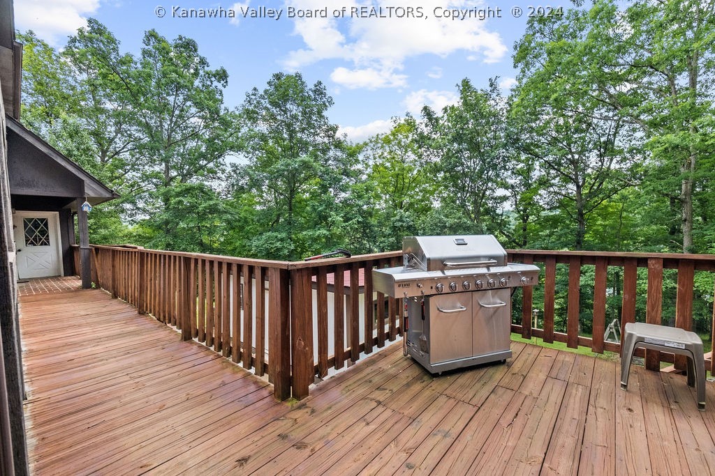 116 Goad Road Clendenin, WV 25045 - Photo 27 of 38 Large wrap around deck
