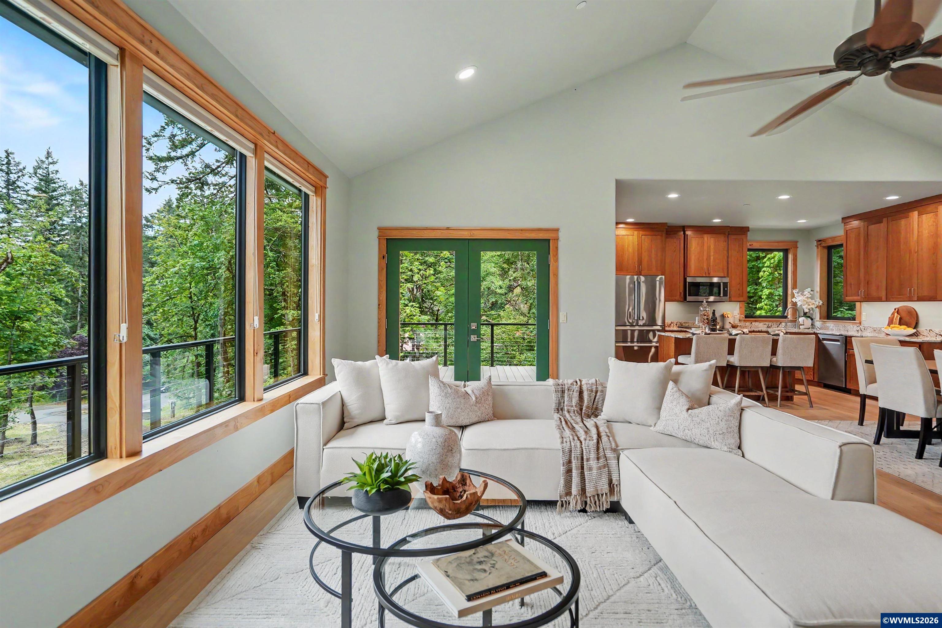 1155 Northwest Country Hills Road Corvallis, OR 97330 - Photo 38 of 48 a living room with furniture and a large window