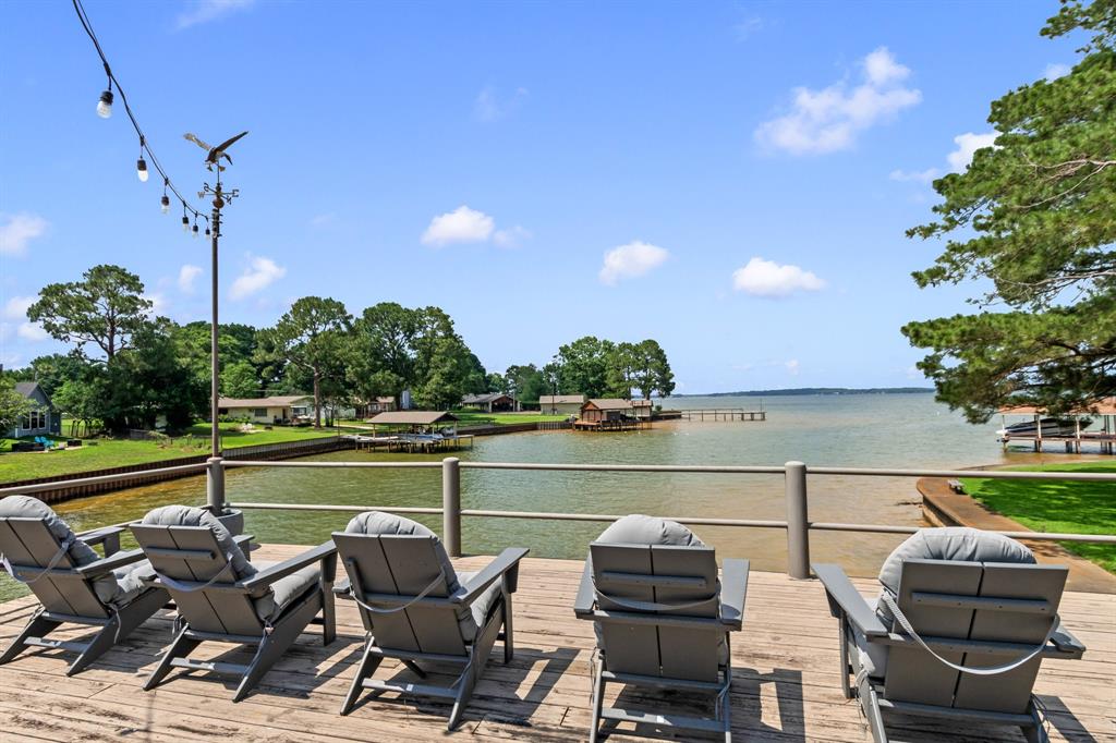 132 Goodknight Ranch Road Trinidad, TX 75163 - Photo 35 of 40 Enjoy Breathtaking Water Views From Boat house party deck.