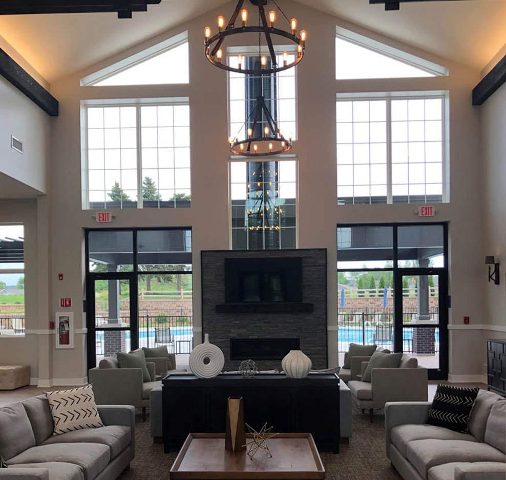 283 Ridley Street North Aurora, IL 60542 - Photo 16 of 40 a living room with furniture and a fireplace