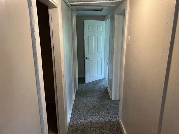 a view of a livingroom from a door