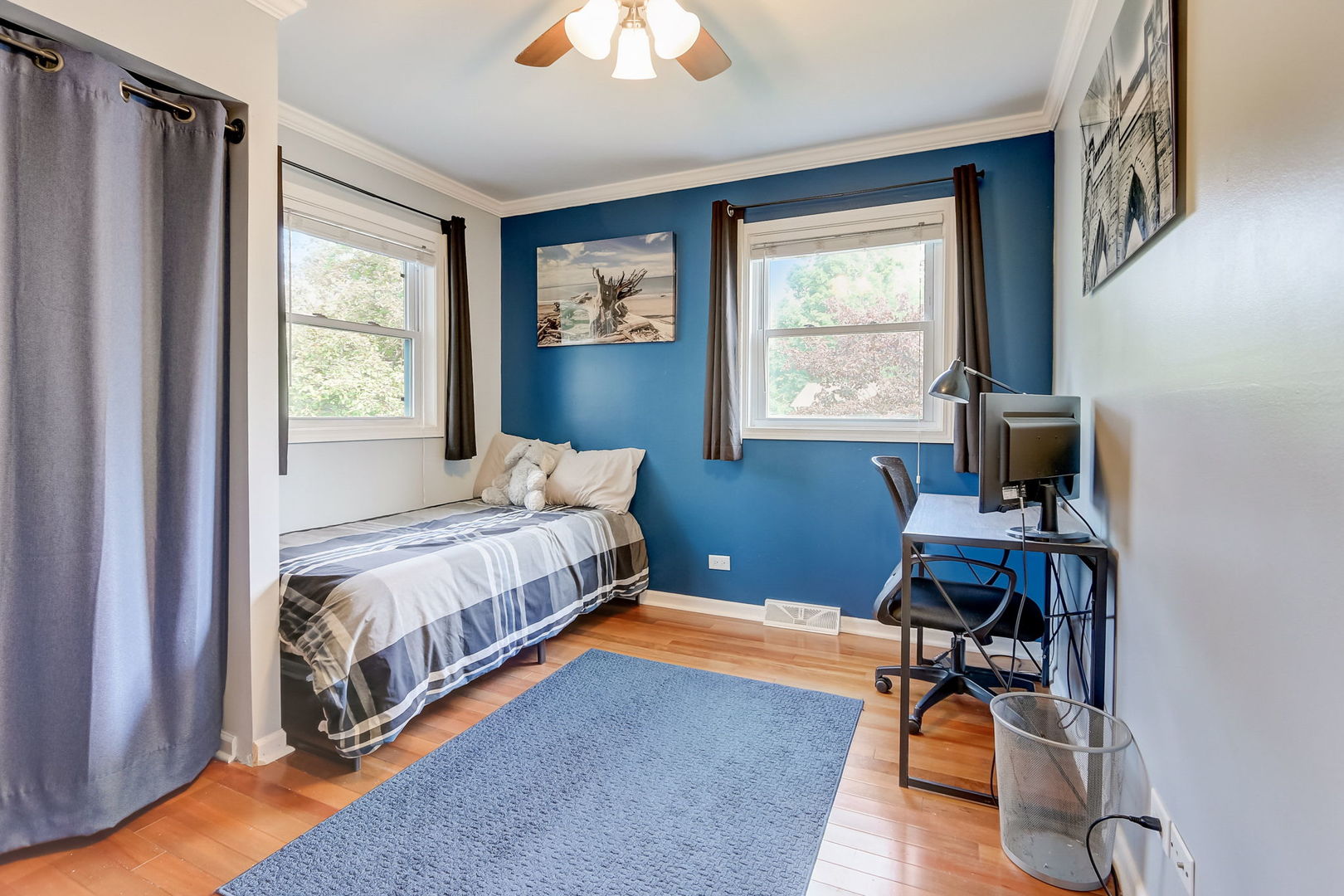 875 Harrison Lane Hoffman Estates, IL 60192 - Photo 24 of 31 a bedroom with a bed and a window