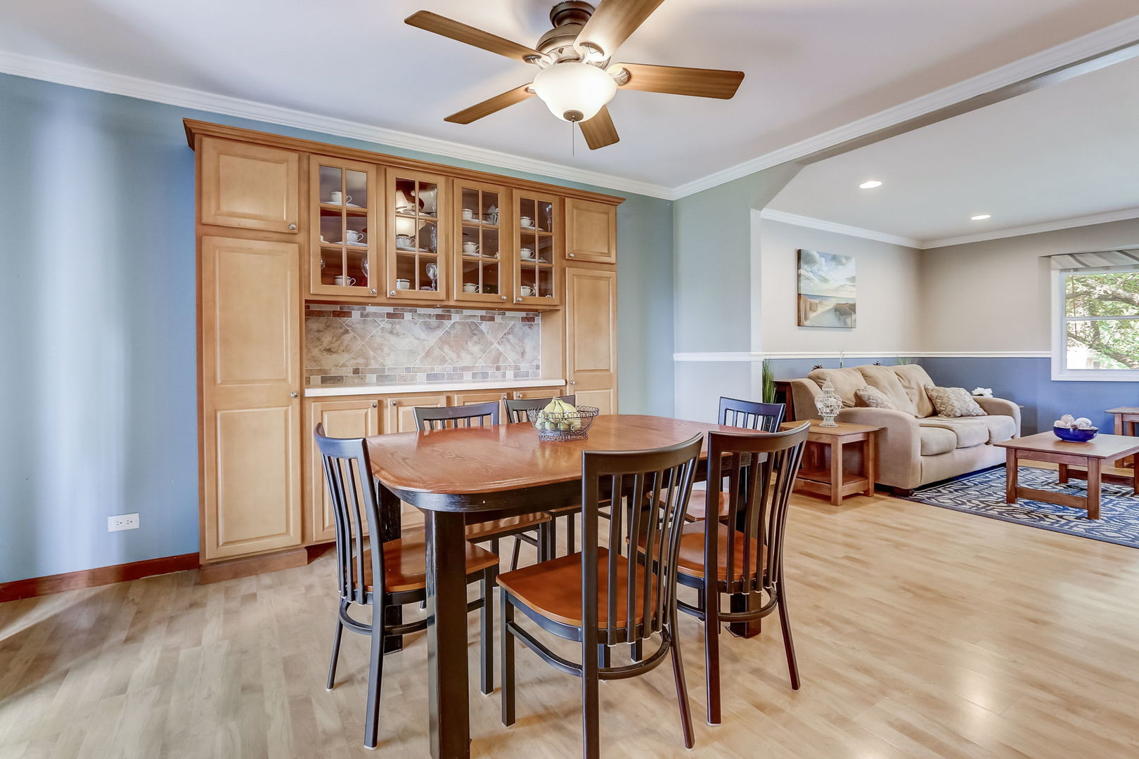 875 Harrison Lane Hoffman Estates, IL 60192 - Photo 5 of 31 a view of a dining room with furniture and chandelier
