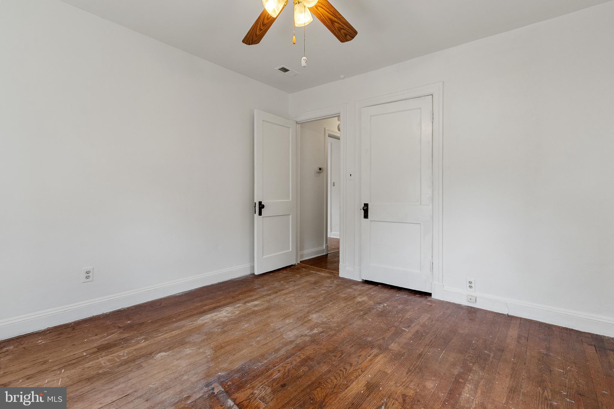 5515 Jay Street Northeast Washington, DC 20019 - Photo 13 of 20 wooden floor in an empty room