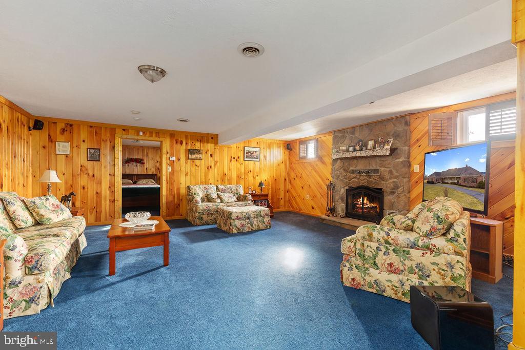 19691 Airmont Road Round Hill, VA 20141 - Photo 34 of 74 Gorgeous Lower Level With Fireplace