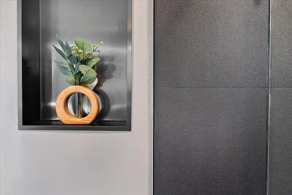 an aerial view of a house with swimming pool and big yard