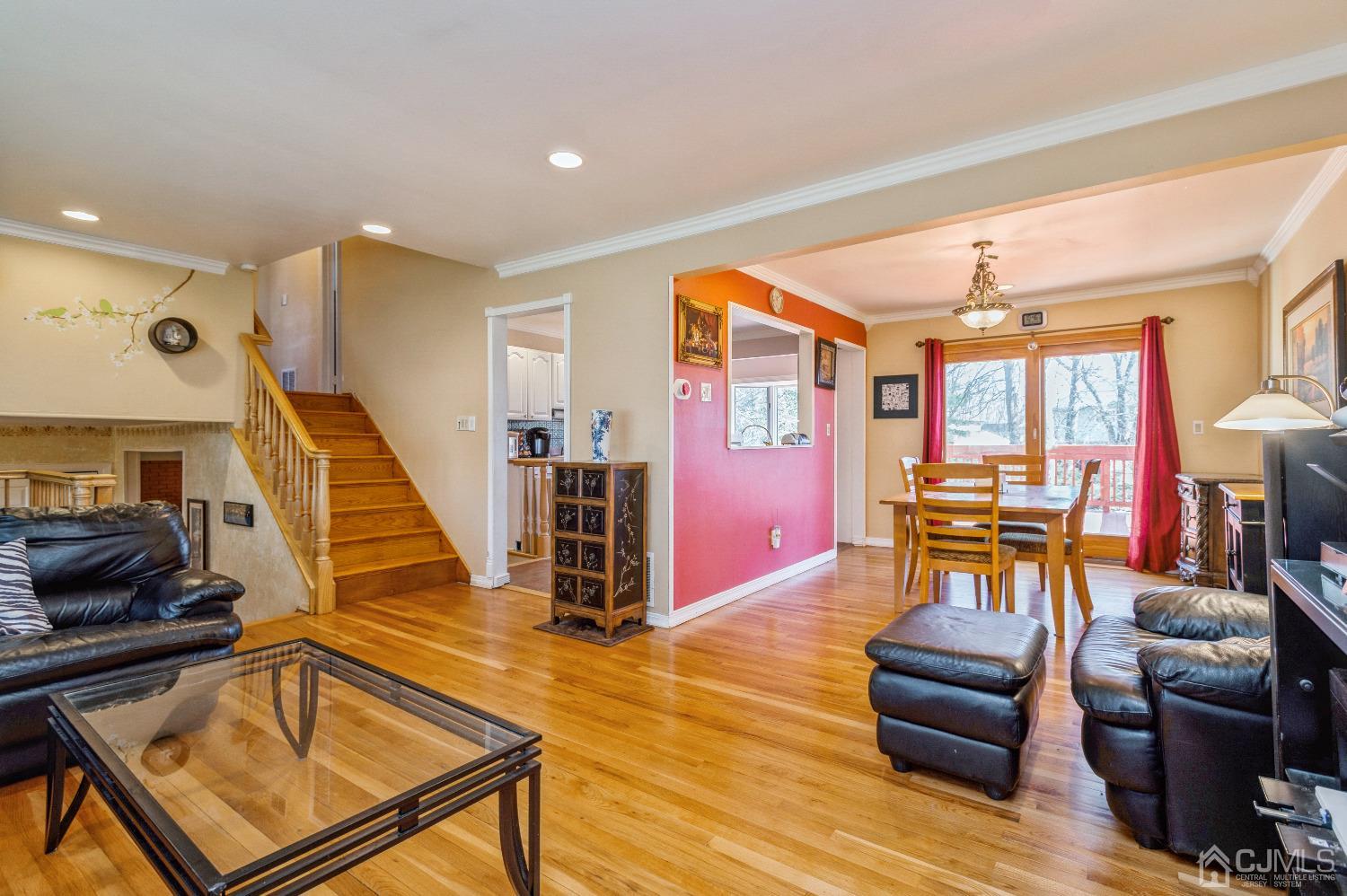 2 Sherwood Road Edison, NJ 08820 - Photo 5 of 26 a living room with furniture pool table and windows