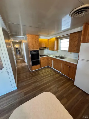 a view of wooden floor