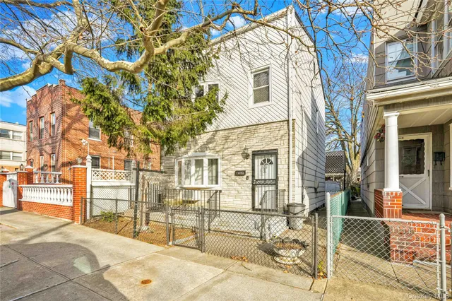 a view of a building with a outdoor space