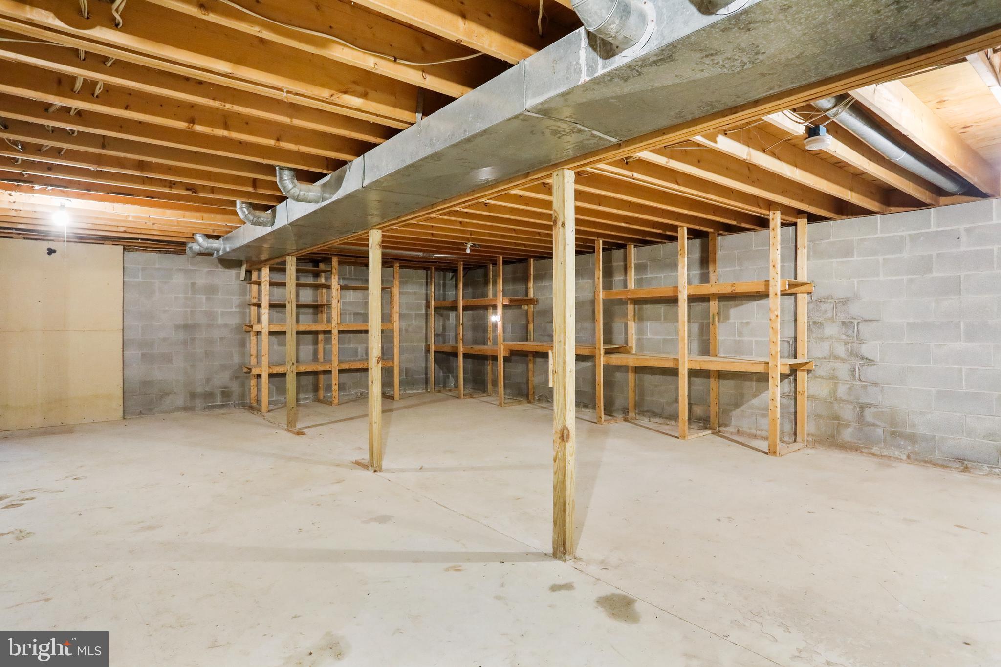11890 Mountain Ash Road Clear Spring, MD 21722 - Photo 41 of 46 Full, unfinished basement.