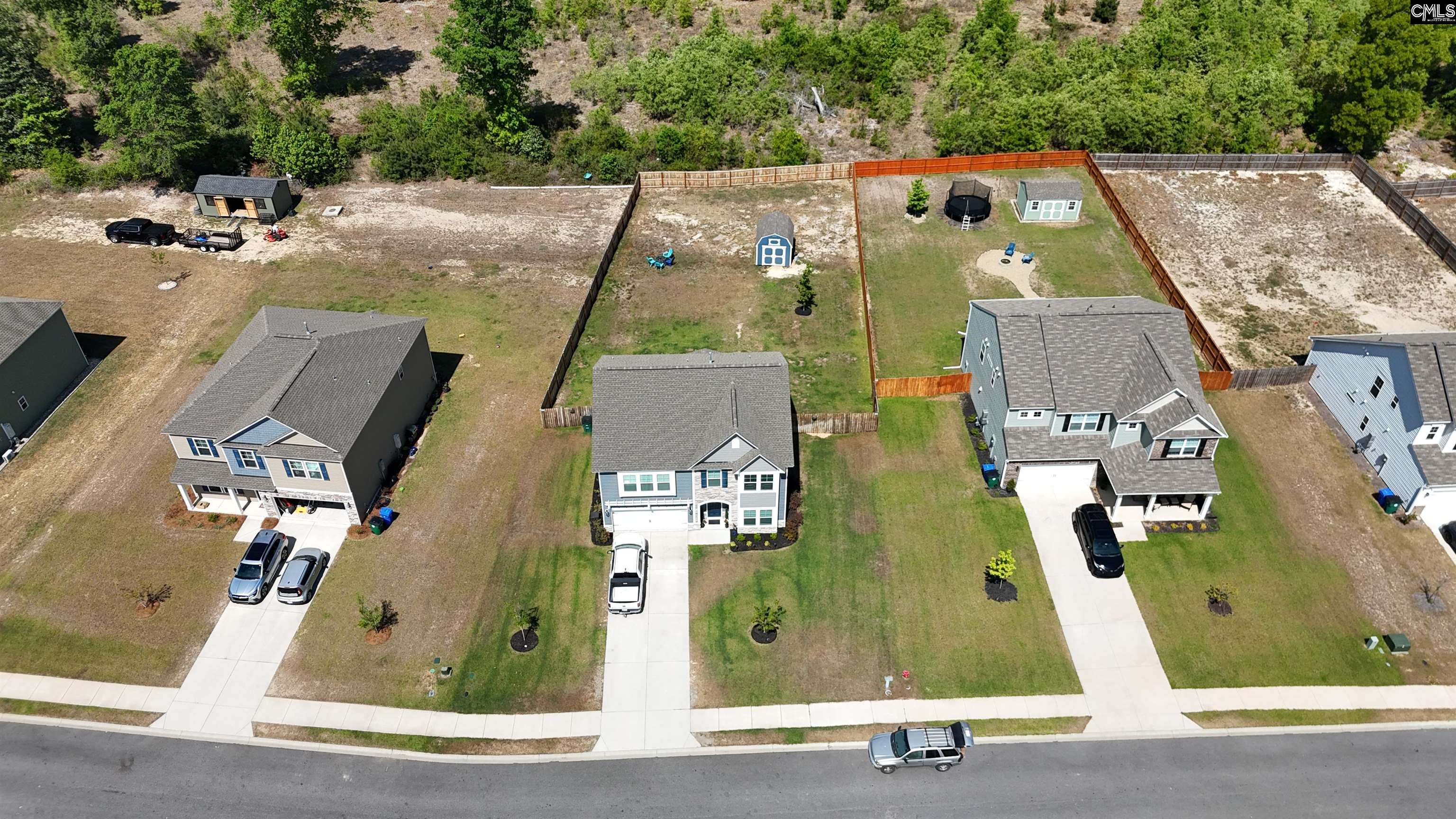 272 Shadowbrook Way Camden, SC 29020 - Photo 41 of 43 an aerial view of residential houses with outdoor space