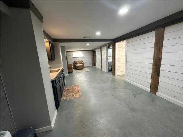 a view of a storage & utility room